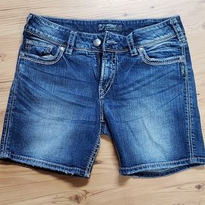 Silver Suki Surplus Bermuda Shorts